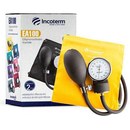 Imagem de Esfigmomanômetro Medidor de Pressão Aneroide EA100 Incoterm