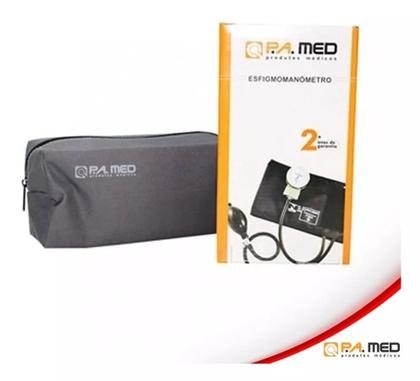 Imagem de Esfigmomanômetro Medidor De Pressão Arterial P A Med Com Estojo - Cores
