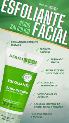 Imagem de Esfoliante Ácido Salicílico Pele Oleosa Acne Dermachem 100g