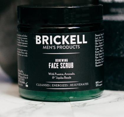 Imagem de Esfoliante facial Brickell Masculino Renovador Natural Orgânico 120mL