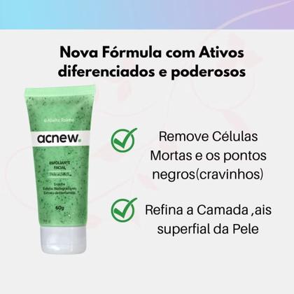 Imagem de Esfoliante Facial Para Acnes E Espinhas Acnew Melaleuca 60g