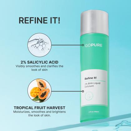 Imagem de Esfoliante líquido GoPure Refine It 2% BHA Pore Refining