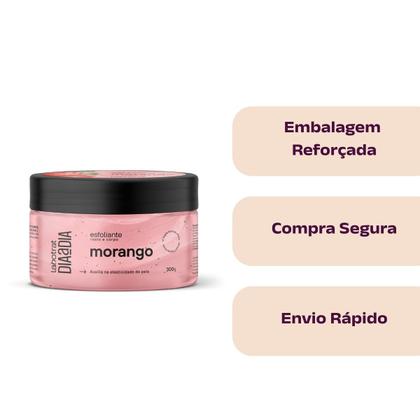 Imagem de Esfoliante Rosto e Corpo Morango Dia a Dia Labotrat 300g