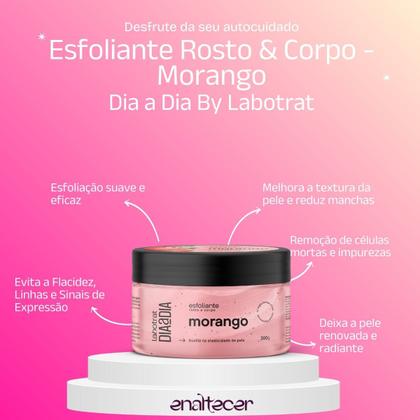 Imagem de Esfoliante Rosto e Corpo Morango Dia a Dia Labotrat 300g