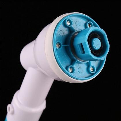 Imagem de Esfregão De Limpeza Vassoura Elétrica Sem Fio Escova Mop Rotativa Bivolt com cabo extensor