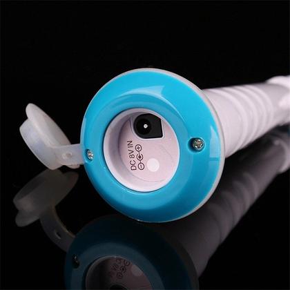 Imagem de Esfregão De Limpeza Vassoura Elétrica Sem Fio Escova Mop Rotativa Bivolt com cabo extensor