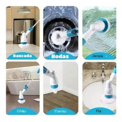 Imagem de Esfregão Elétrico 3 em 1: Desempenho Superior e Conforto