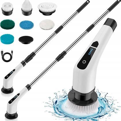 Imagem de Esfregão Elétrico S/Fio Recarregável 9 em 1 para Limpeza Completa