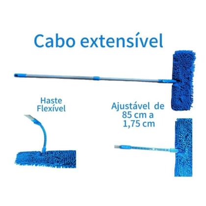 Imagem de Esfregão Flat Cabo Extensível Para Limpeza Em Geral