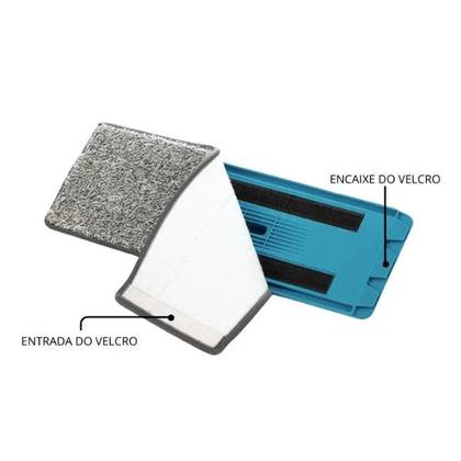 Imagem de Esfregão Mop Flat 360 com Balde Lava e Seca