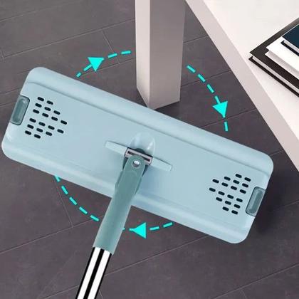 Imagem de Esfregão Mop Flat Profissional Com Balde Lava E Seca Eficiente