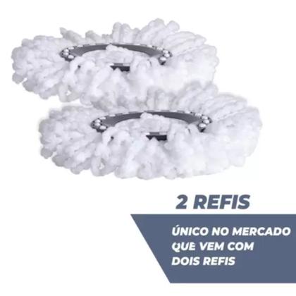 Imagem de Esfregão Mop Giratório com Balde 13l e Refil Lyor