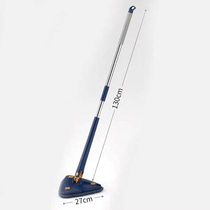 Esfregão Triângulo Giratório Com 2 Refil Azul - Fss Variedades Imagem de Esfregão Triângulo Giratório Com 2 Refil Azul