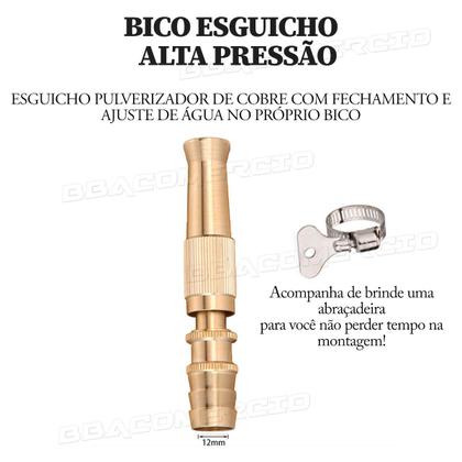 Imagem de Esguicho Bico Regulavel Jato Alta Pressao Agua Encaixe 1/2