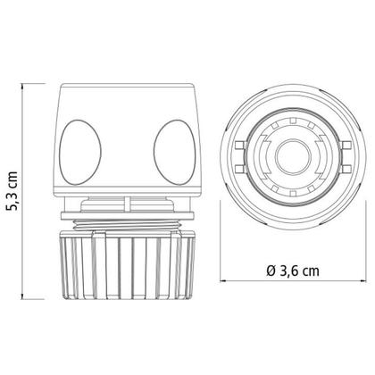 Imagem de Esguicho Para Engate Rápido Com Jato Regulável + Torneira 1/2" + Engate Rápido 3/4" e 5/8" + Bico Torneira Engate Rápido