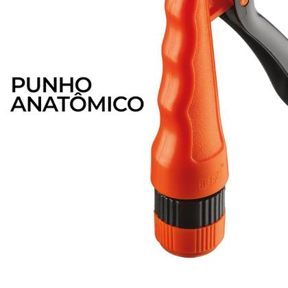 Imagem de Esguicho Pistola 7 Funções Jardim Banho Pet Lava Jato Herc