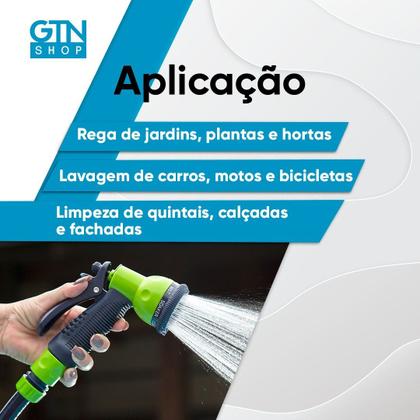 Imagem de Esguicho Revolver Com Engate Rápido Para Mangueira 4000101 Viqua 7 Funções