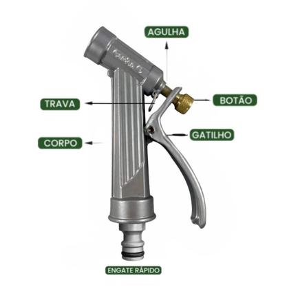 Imagem de Esguicho Tradicional C/Pino Engate Rápido Plástico Garden