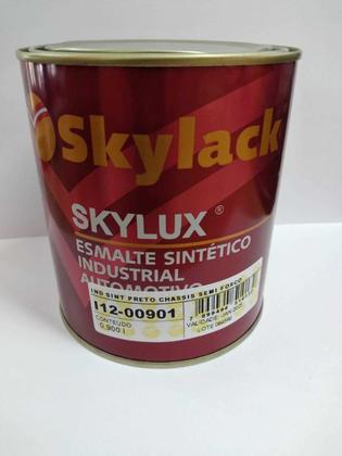 Imagem de Esm. aut. preto chassis semi fosco 900ml - skylack
