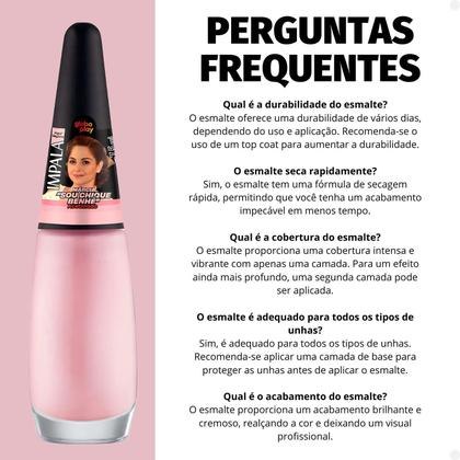 Imagem de Esmalte Acetinado Impala Globoplay Marcia Sou Chique Benhê 7,5ml