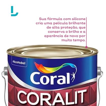 Imagem de Esmalte Brilhante Coralit Ultraresistência Verde Nilo 900ml - Coral
