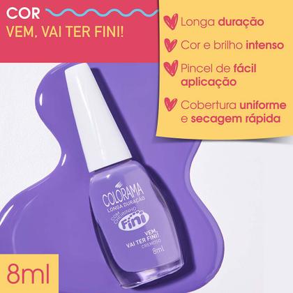 Imagem de Esmalte Cremoso Colorama Coleção Fini
