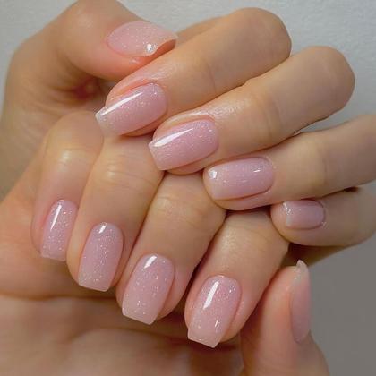 Imagem de Esmalte de Unhas Vishine Gel Transparente com Glitter Rosa 15ml