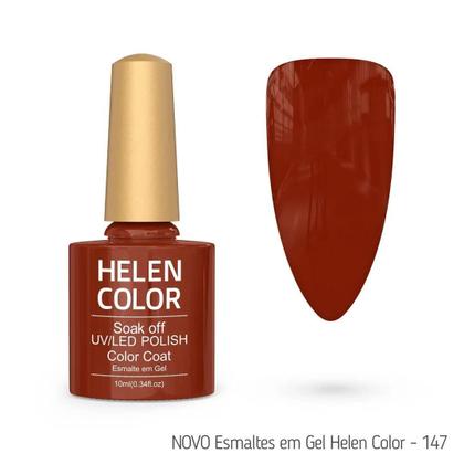 Imagem de Esmalte Em Gel Helen Color 10 Ml 147 Vermelho