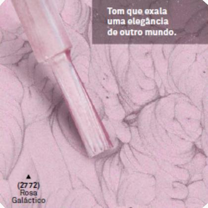 Imagem de Esmalte Em Gel Metalizado Rosa Galáctico Não Precisa Cabine