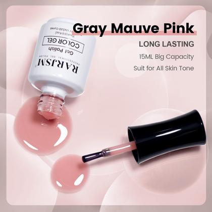 Imagem de Esmalte em Gel RARJSM - Cores Nude, Cinza, Malva e Rosa - 15ml