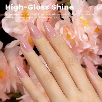 Imagem de Esmalte em Gel RARJSM - Cores Nude, Cinza, Malva e Rosa - 15ml