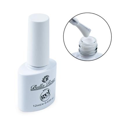 Imagem de Esmalte Gel LED UV Branco Francesinha Unha Bella Rosa, 12ml Unha de Gel Manicure Decoração de Unhas Nail Art Nail Designer