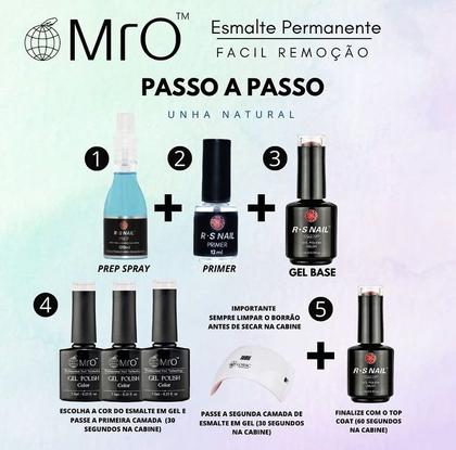 Imagem de Esmalte Gel Uv Led MrO 529 Marmorizado 7.5ml