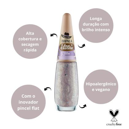 Imagem de Esmalte Glitter Impala Ana Castela Estrela do Rodeio 7,5ml