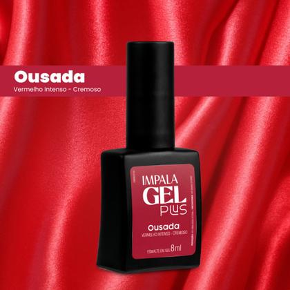 Imagem de Esmalte Impala Gel Plus 8ml Cremoso - Ousada