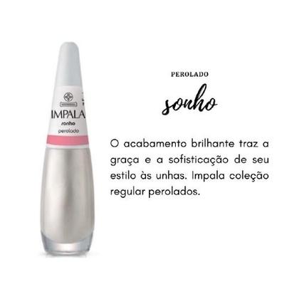 Imagem de Esmalte impala lp perolado cor 460 sonho