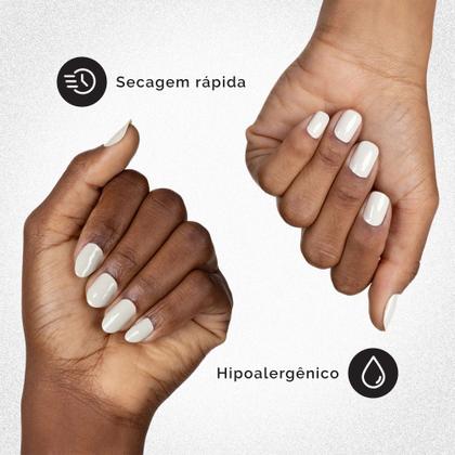 Imagem de Esmalte Risqué Branco Cremoso Paris 8ml