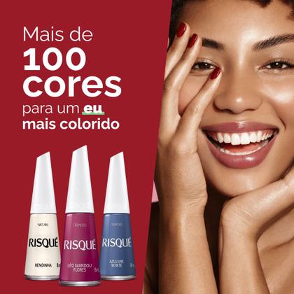 Imagem de Esmalte Risqué Branco Cremoso Paris 8ml