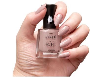 Imagem de Esmalte Risqué Diamond Gel Noz Moscada Cremoso 9,5ml