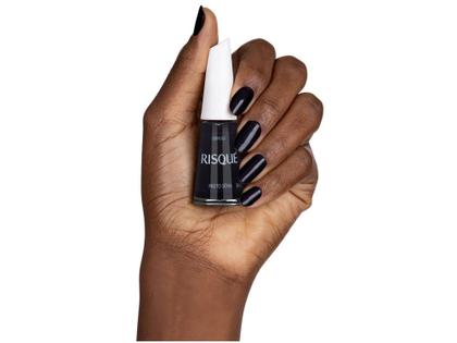 Imagem de Esmalte Risqué Escuros Preto Sépia Cremoso - Hipoalergênico 8ml