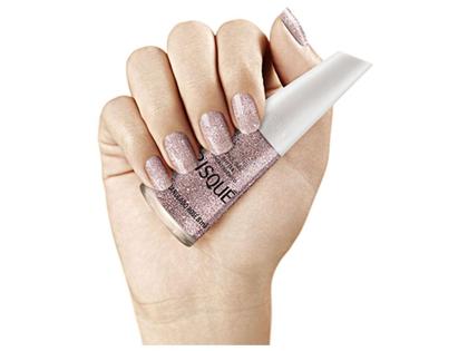 Imagem de Esmalte Risqué Granulado Rosé Glitter - Hipoalergênico 8ml