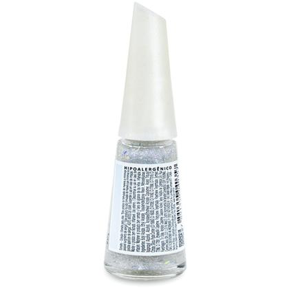 Imagem de Esmalte Risqué Livre para Brilhar Glitter Prata Cor Capricha no Glow 8ml