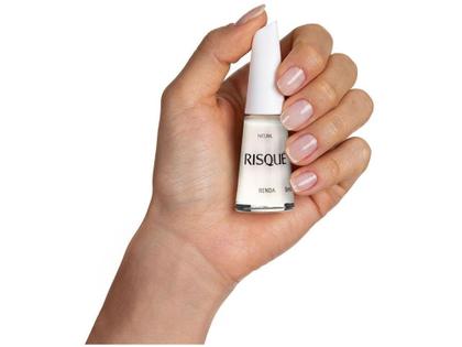 Imagem de Esmalte Risqué Natural Novo Renda Branco - Hipoalergênico 8ml