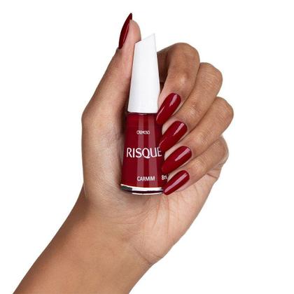 Imagem de Esmalte Risqué Vermelho Cremoso Carmim 8ml