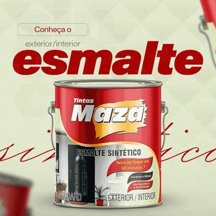 Imagem de Esmalte Sintético Acetinado Branco Metais Madeiras GL 3,6Lts