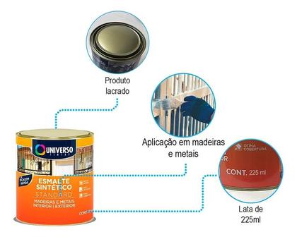 Imagem de Esmalte Sintetico Brilhante 225ML Branco Gelo Universo