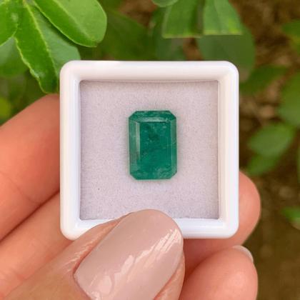 Imagem de Esmeralda Baguete Retangular 3,62ct