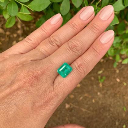 Imagem de Esmeralda EmeraldCut 4,24ct