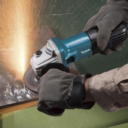 Imagem de Esmerilhadeira Ang 115Mm Industrial 720W 11000RPM Com Punho Protetor Chave M9507B 127V Makita