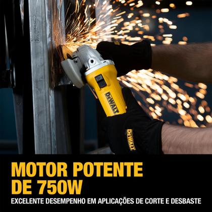Imagem de Esmerilhadeira Angular 4-1/2" (115mm) 750W Ultra - DWE750-B2